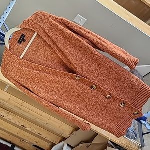 LANE BRYANT BURNT ORANGE CARDIGAN Size 18/20
